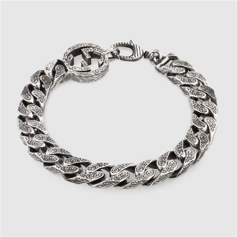 gucci chain bracelet silver.